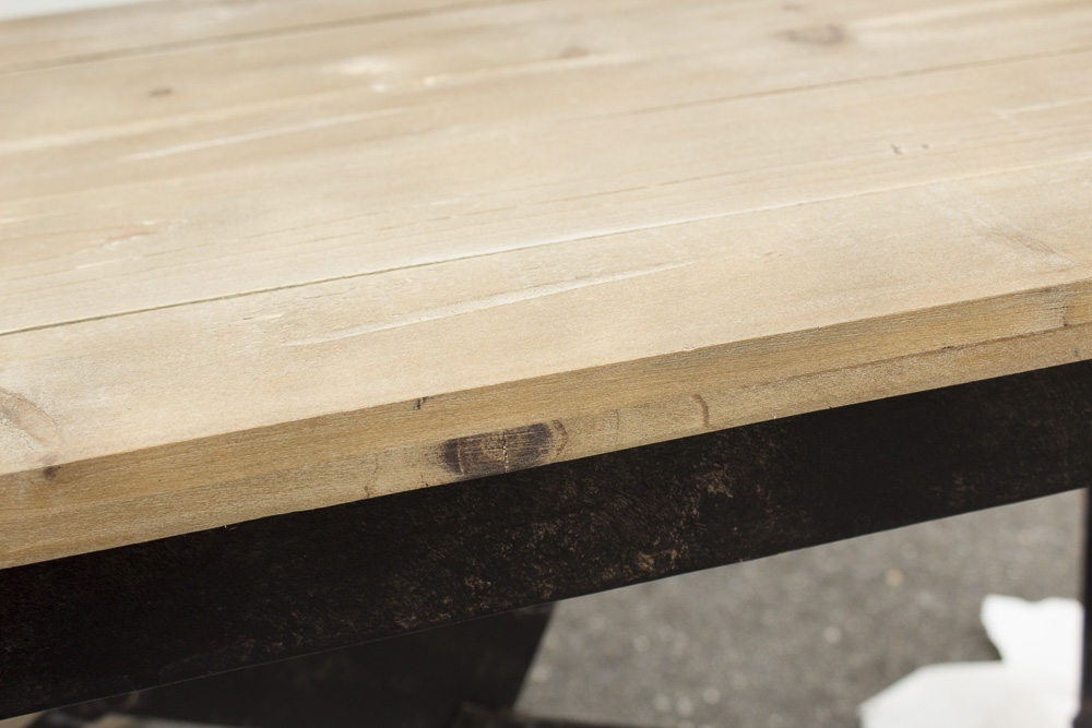 Wood and Metal Table