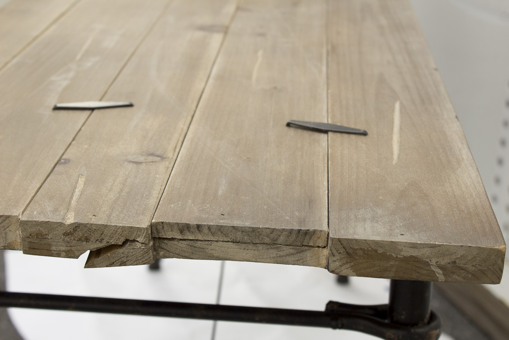 Wood and Metal Table