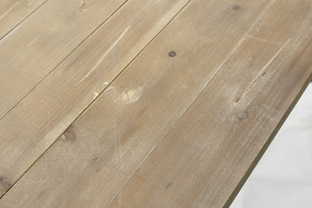 Wood and Metal Table