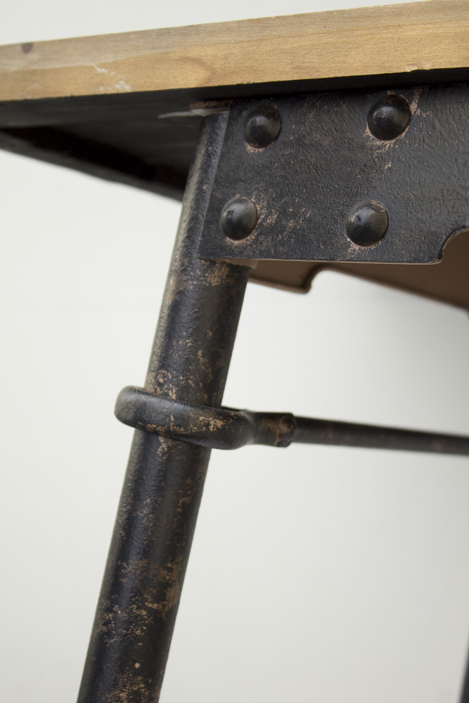 Wood and Metal Table