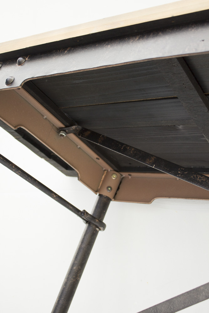 Wood and Metal Table