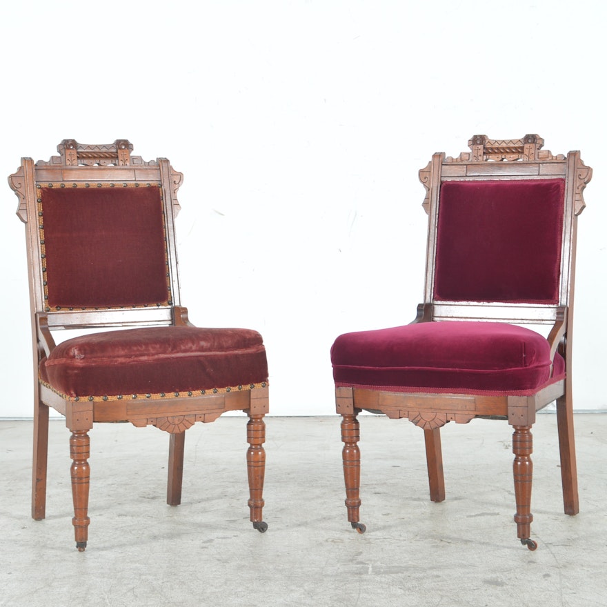 Antique Eastlake Side Chairs