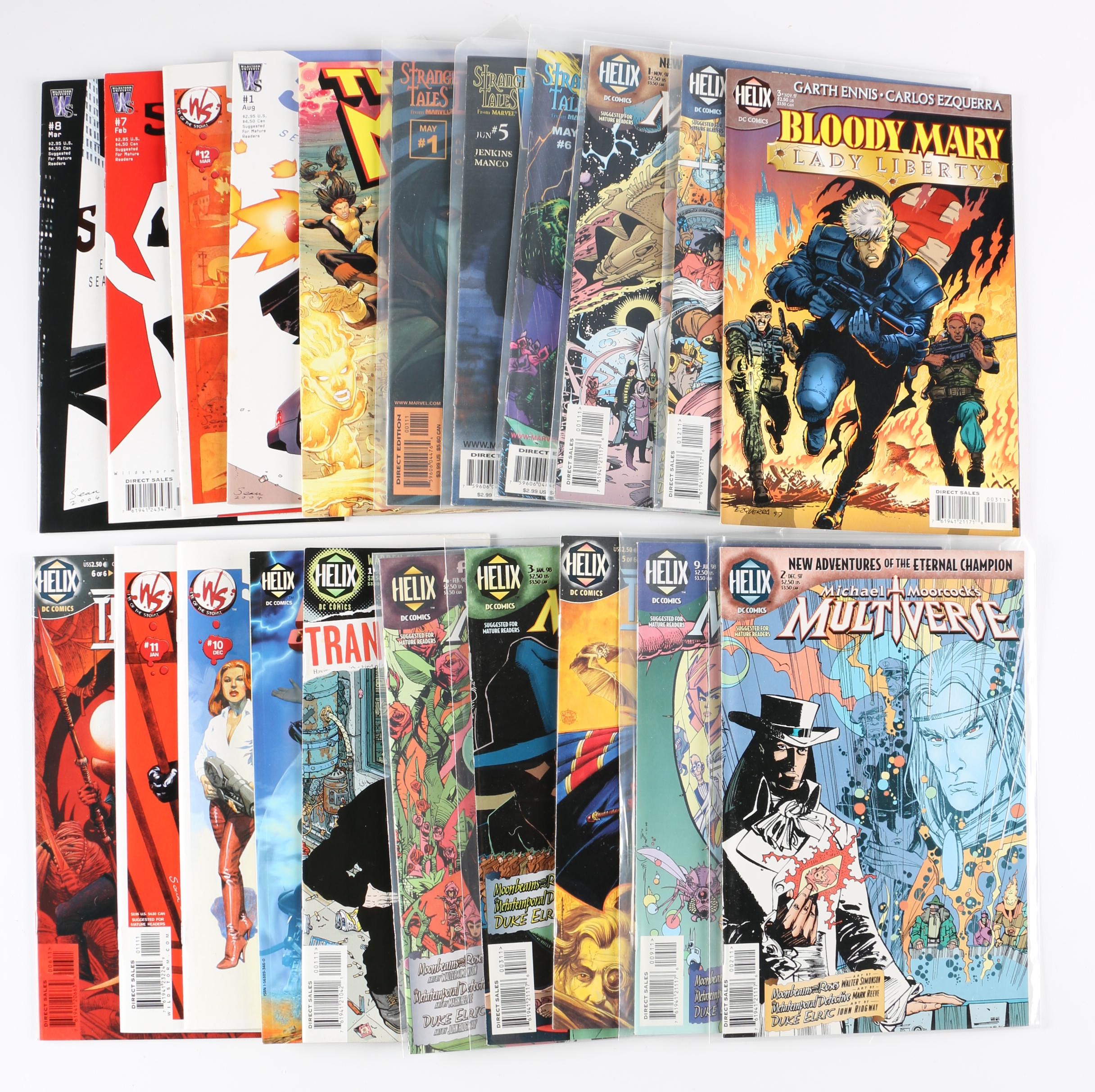 Modern Age Comics Including "Michael Moorcock's Multiverse" and "Transmetropolitan" #1