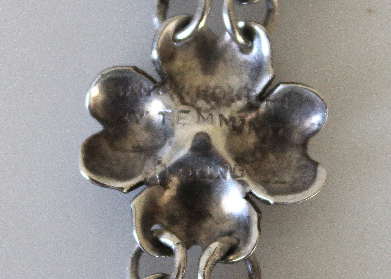 Vintage Hand Wrought Temming Sterling Bracelet