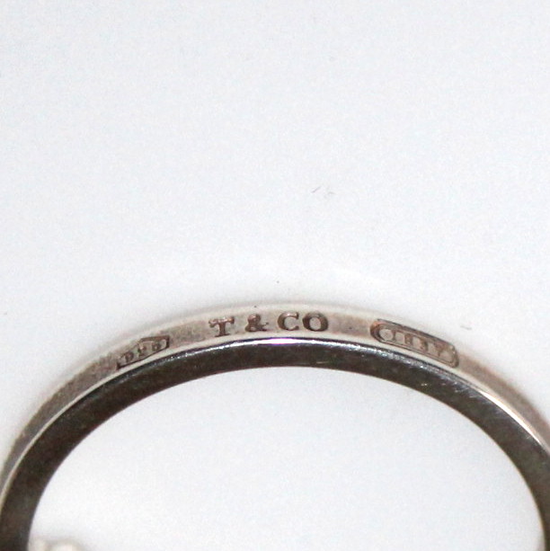 Sterling Tiffany & Co. 1837 Narrow Hoop Earrings