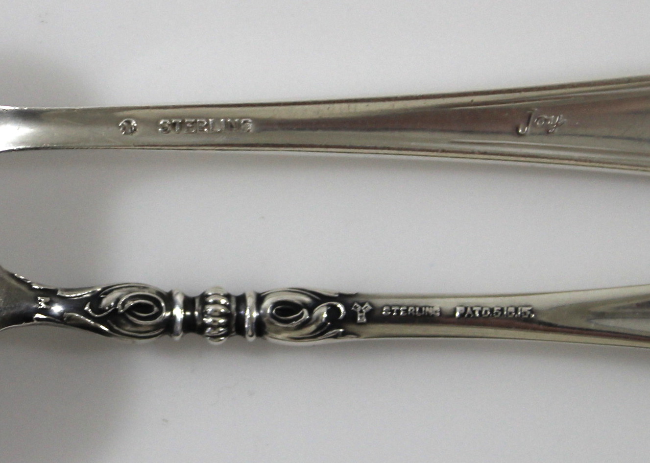 Sterling Silver Fork and Two Spoons