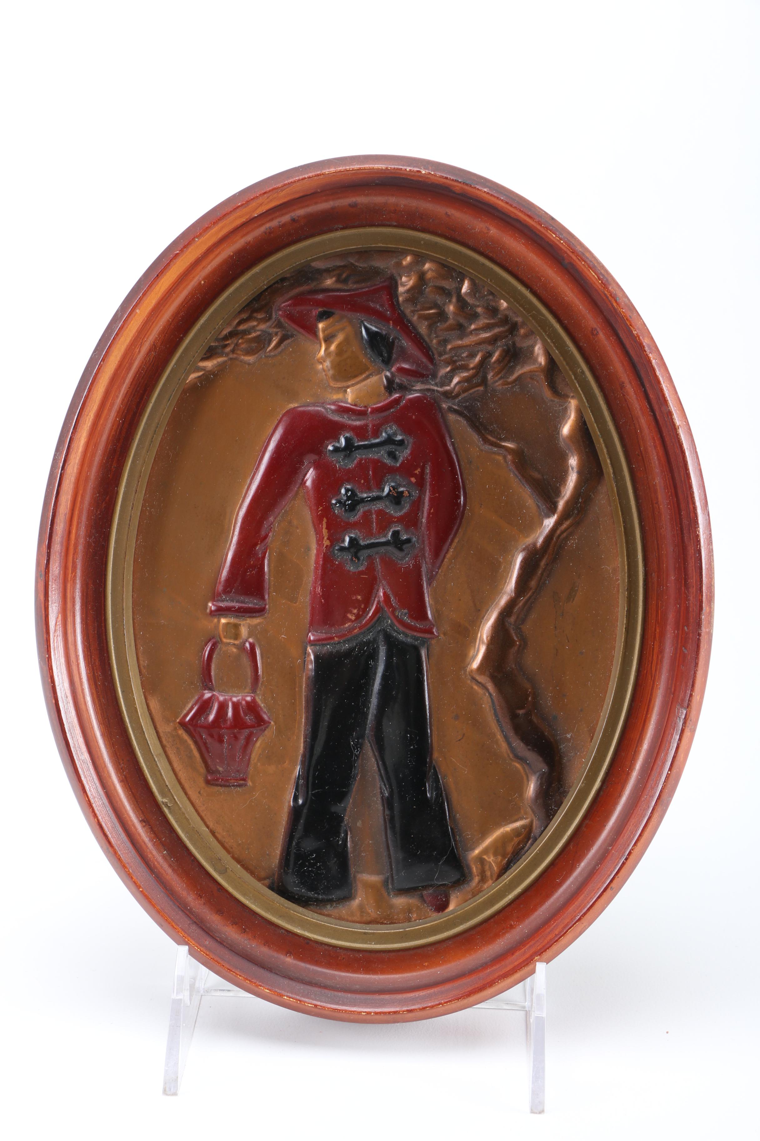 Hazel-Atlas Dyball Glasses With Chinese-Inspired Figurines and Chalkware Art