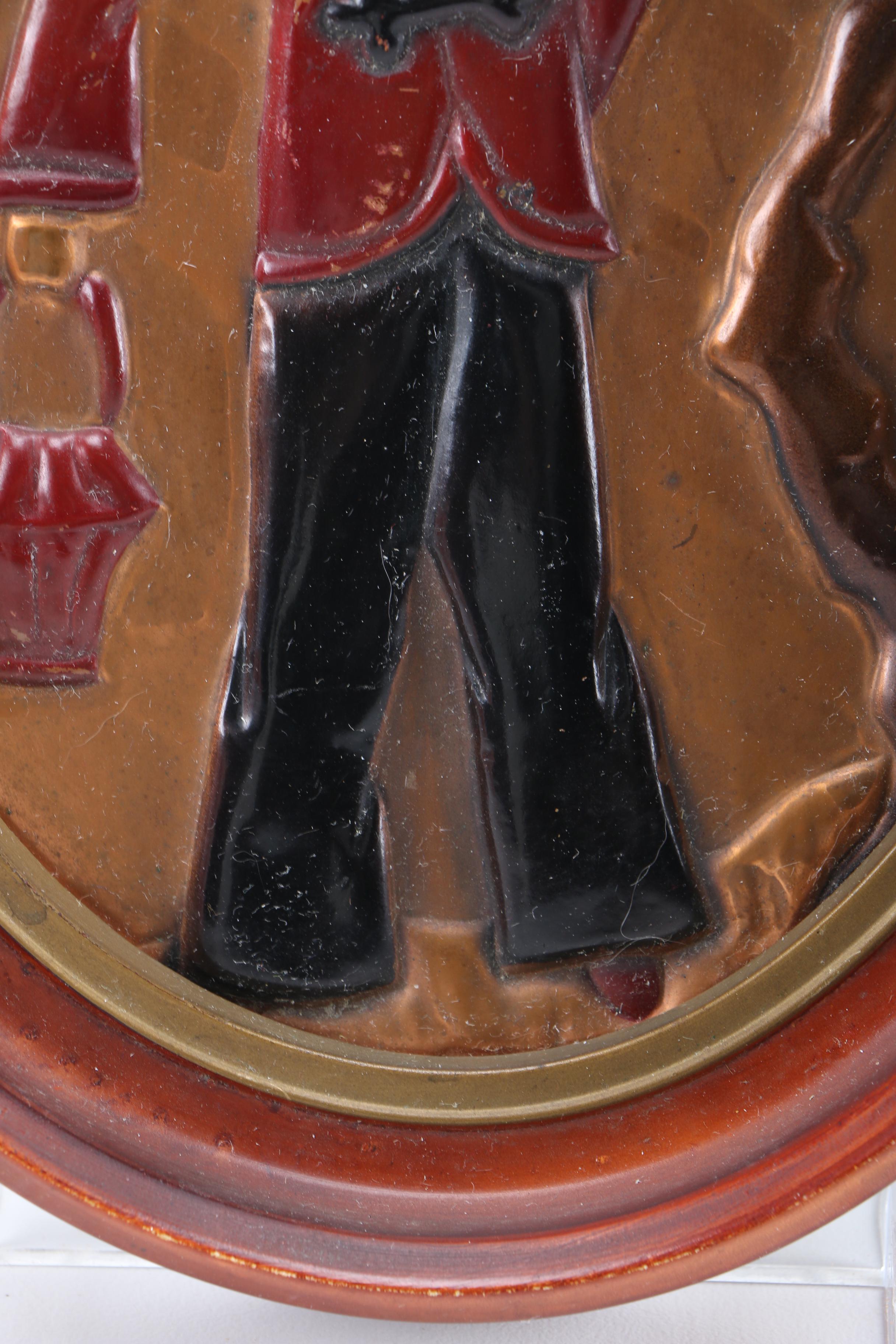 Hazel-Atlas Dyball Glasses With Chinese-Inspired Figurines and Chalkware Art