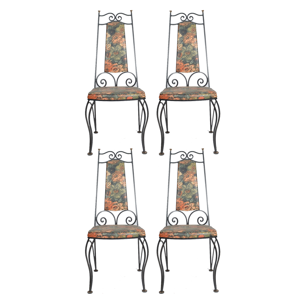 Vintage Wrought Iron Patio Chairs
