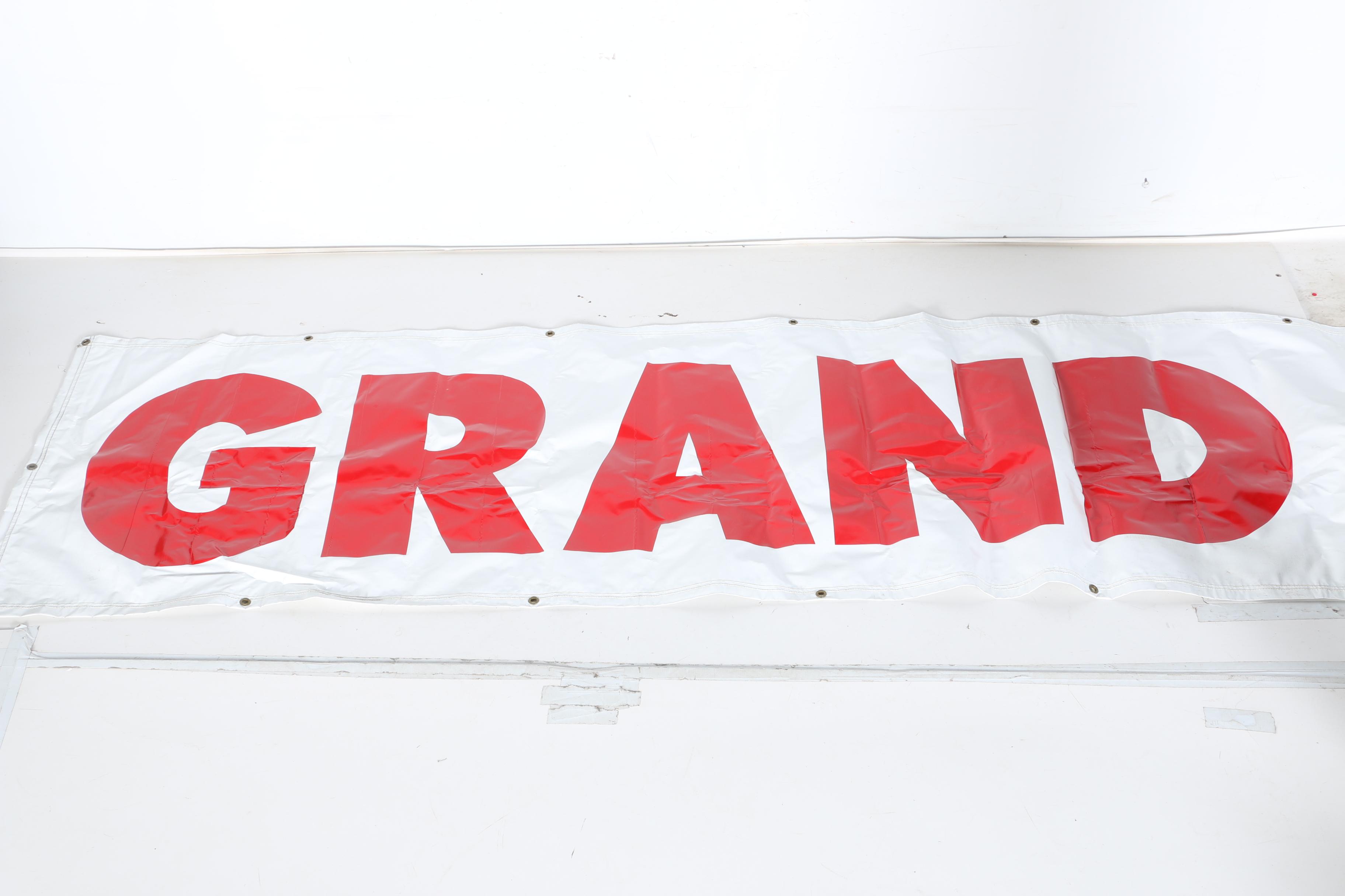"Grand Opening" Vinyl Banners