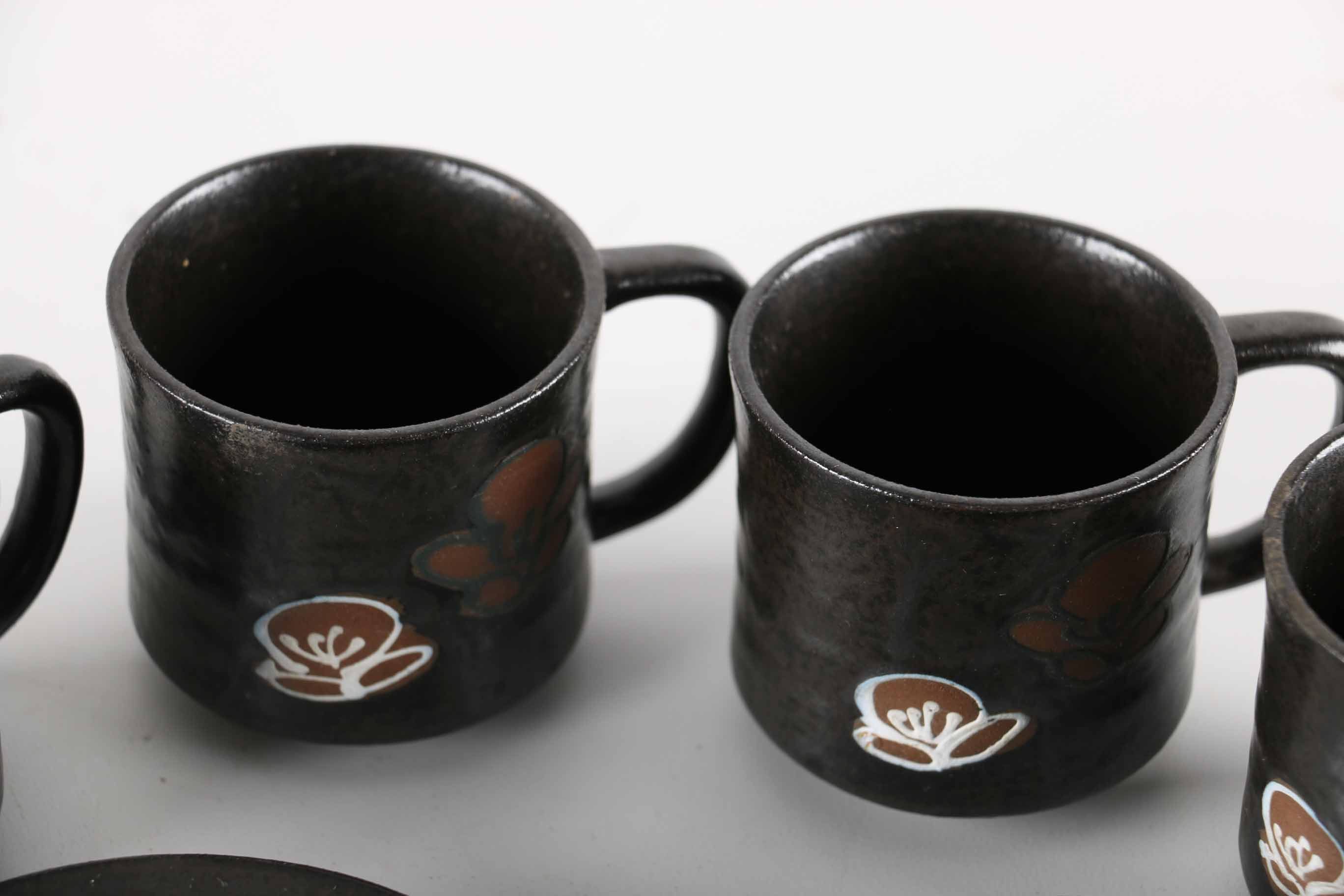 Japanese Ceramic Tea Cups and Saucers