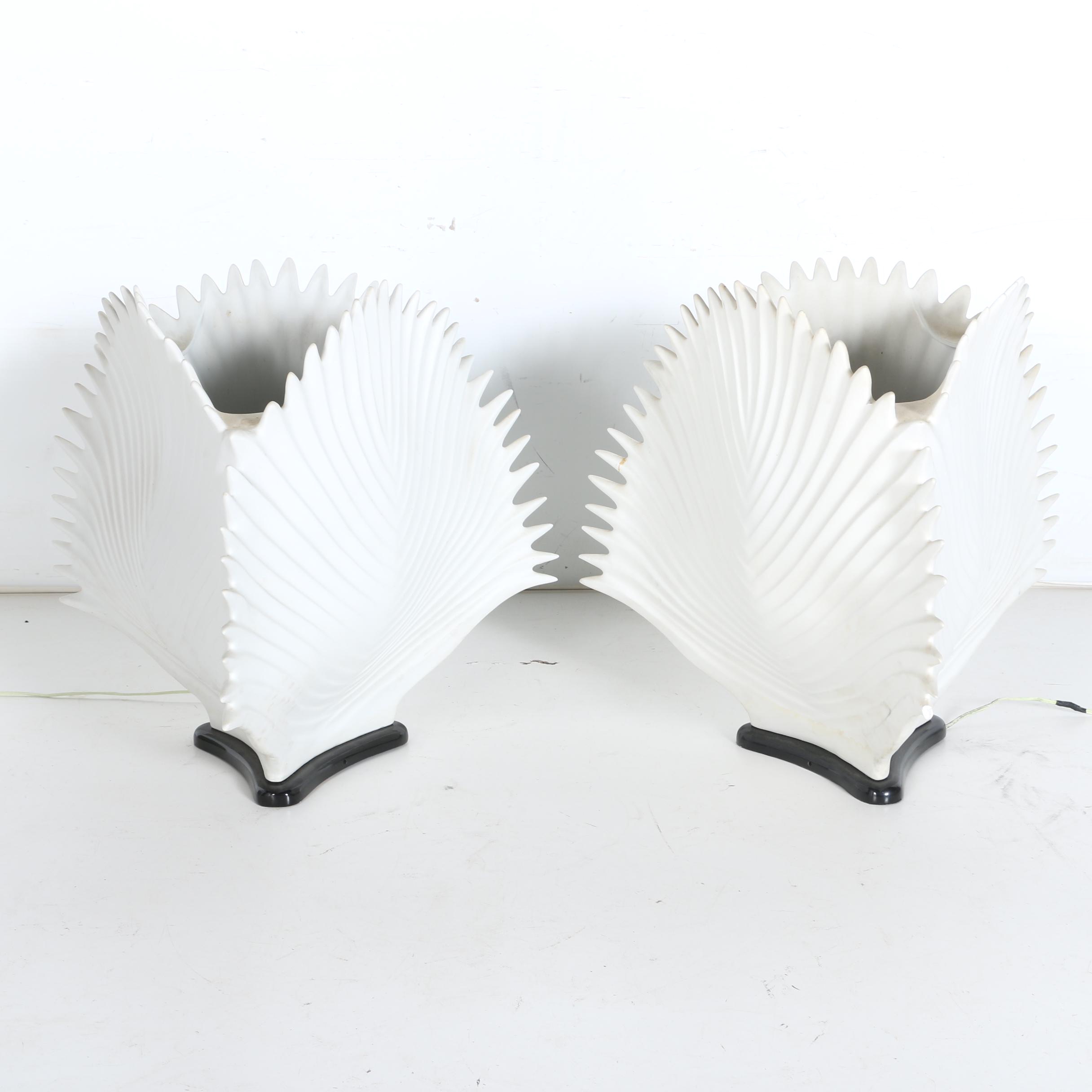 Pair of Art Deco Style Ceramic Lamps