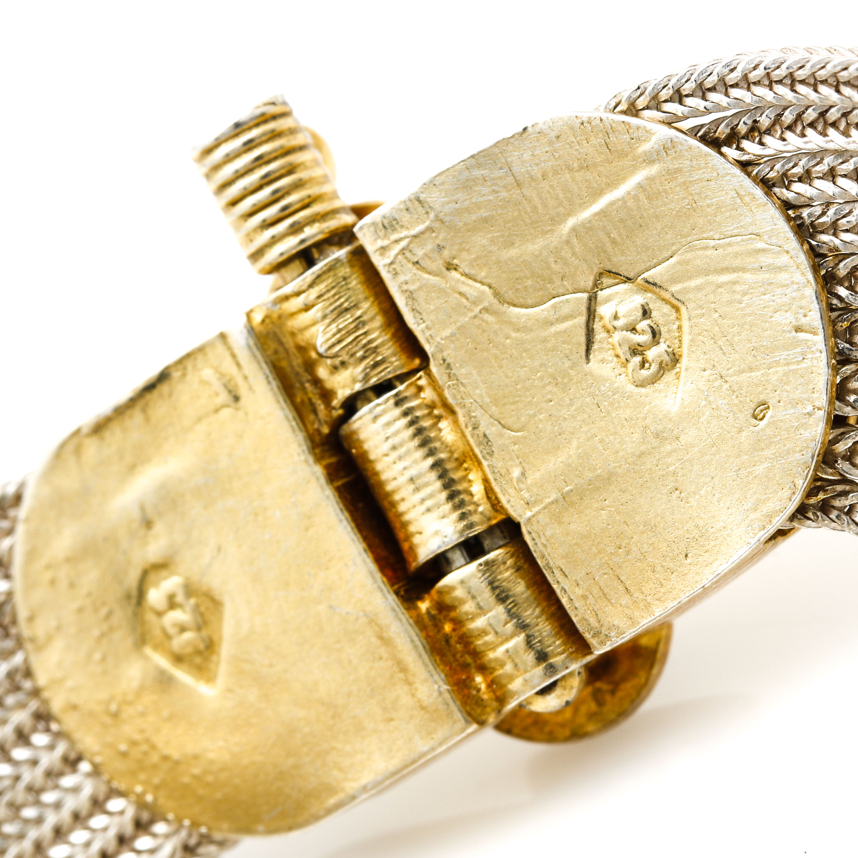 Gold Finish Over Sterling Silver Pendant and Bracelet