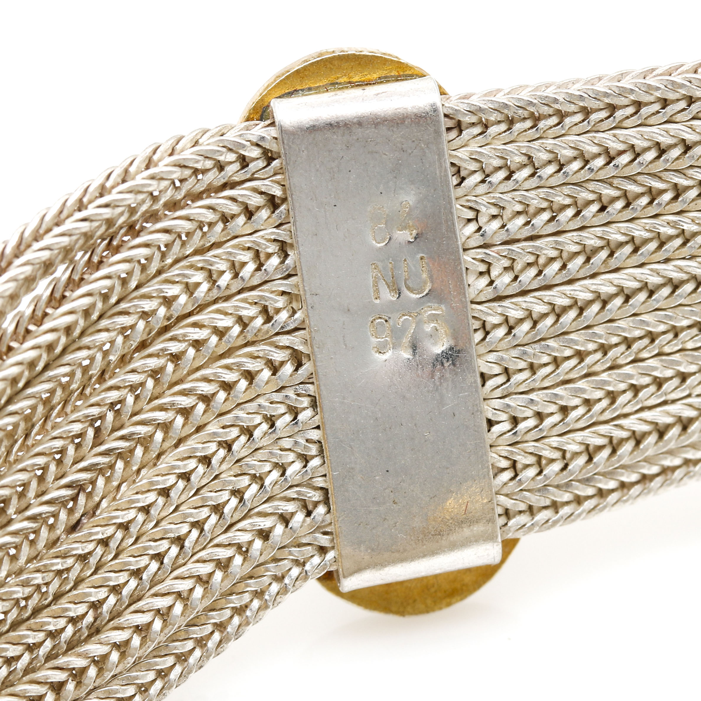 Gold Finish Over Sterling Silver Pendant and Bracelet