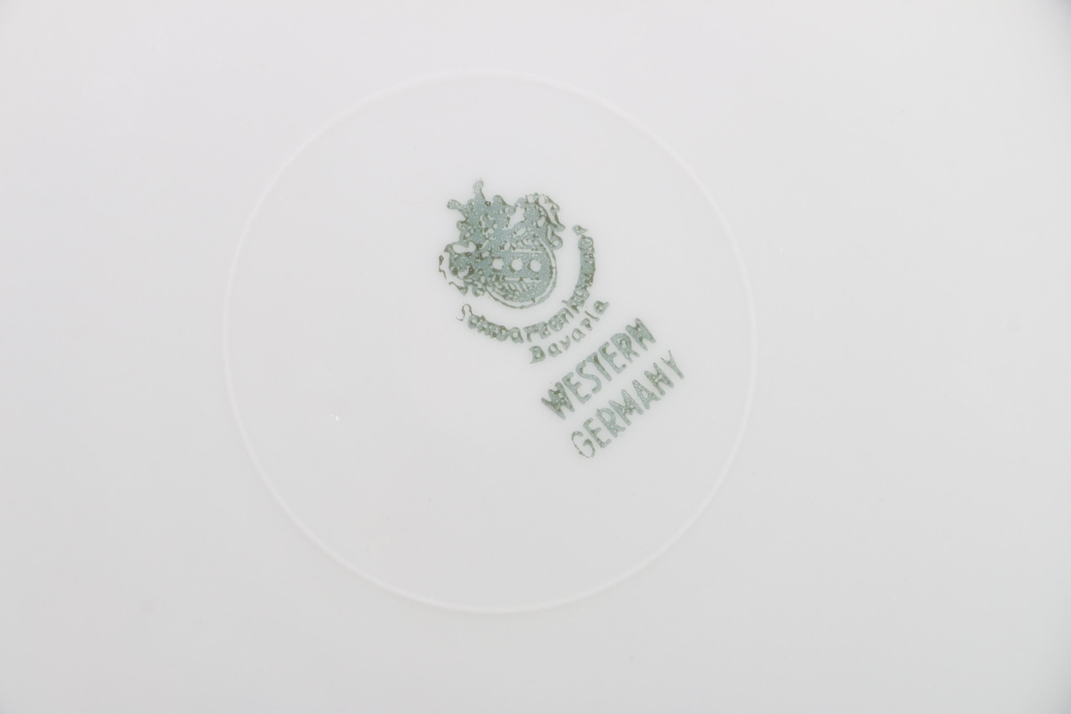 Schwarzenhammer Bavarian Porcelain Dishes Circa 1955