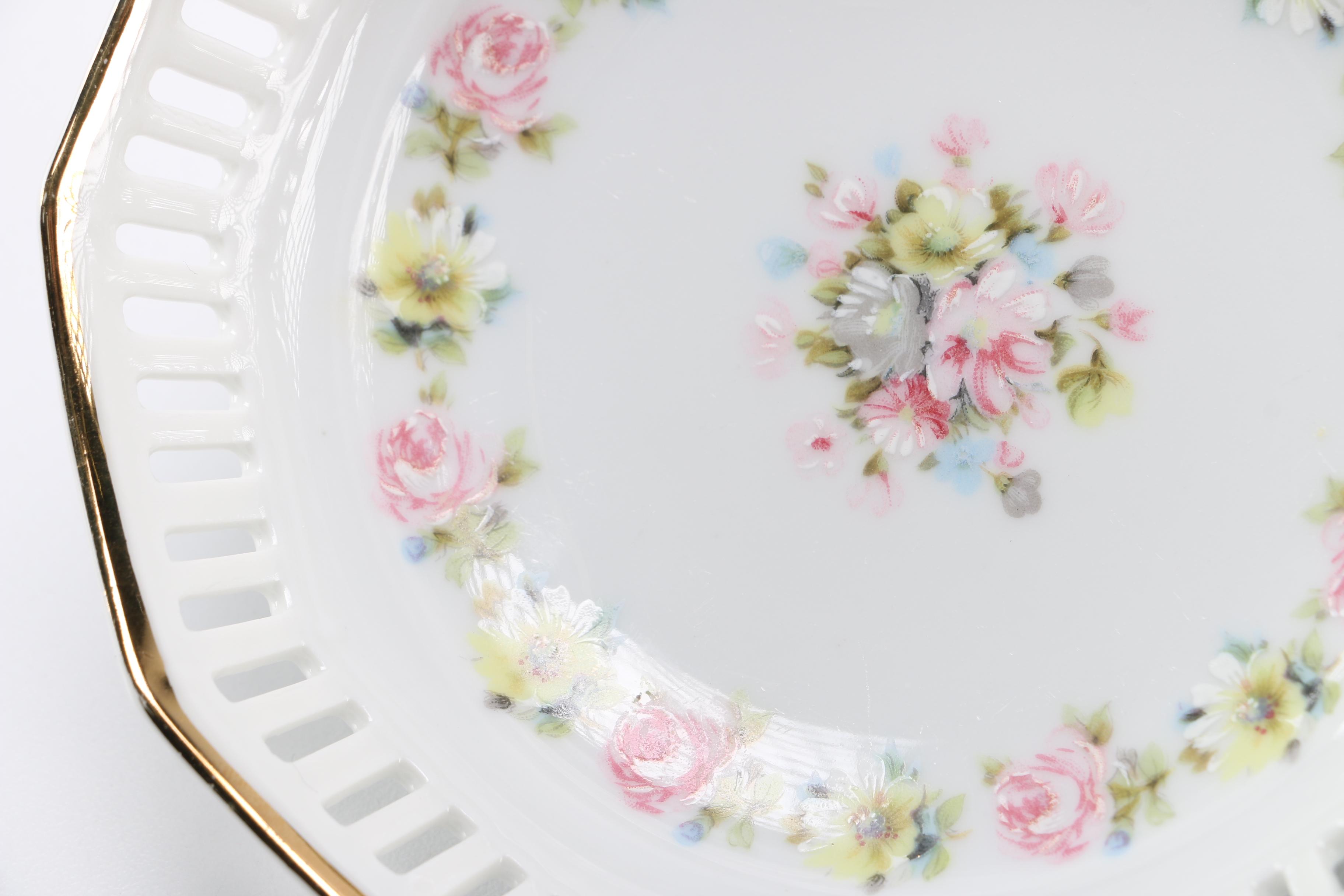 Schwarzenhammer Bavarian Porcelain Dishes Circa 1955