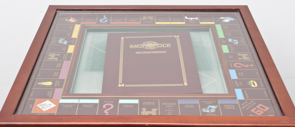 Franklin Mint Monopoly Game Table and Chairs Set