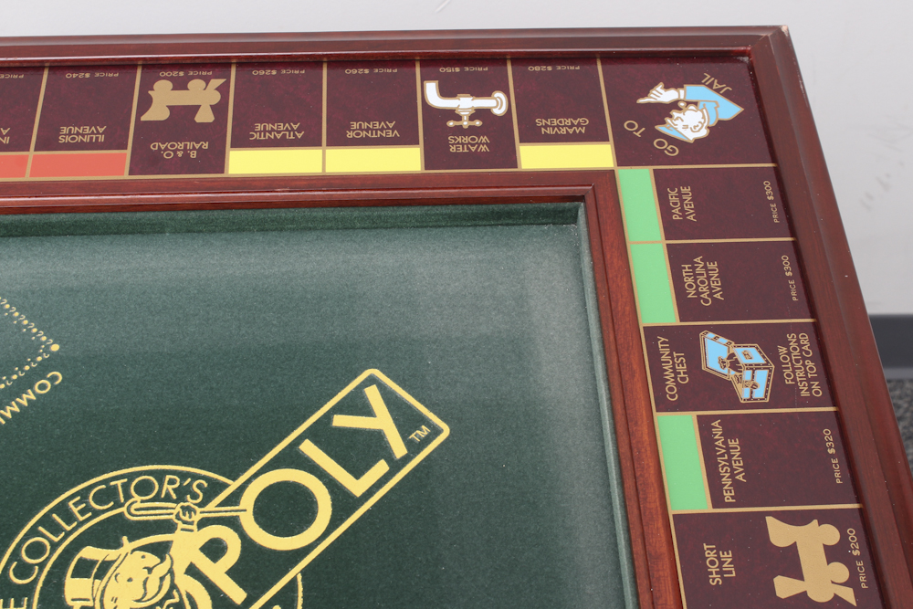 Franklin Mint Monopoly Game Table and Chairs Set