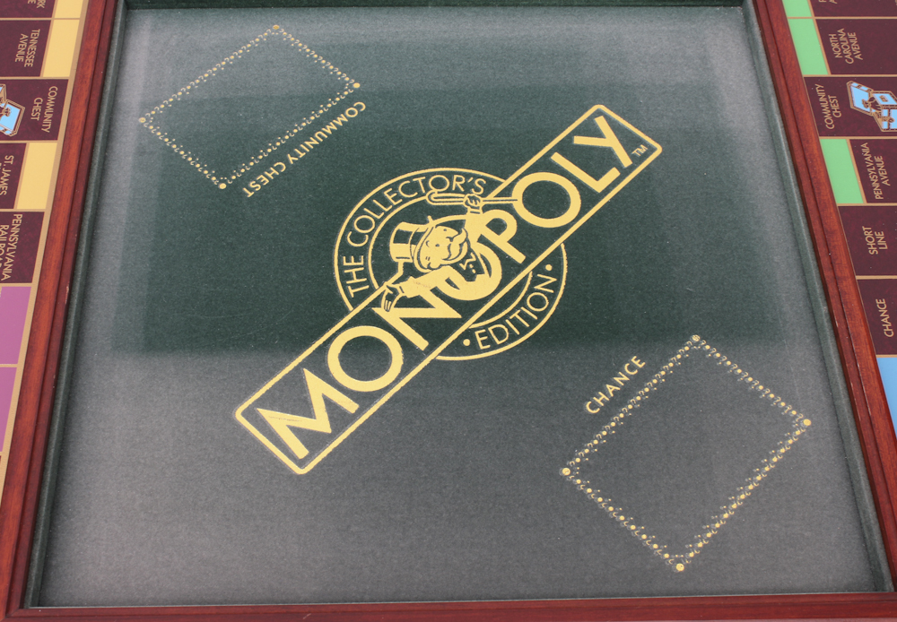 Franklin Mint Monopoly Game Table and Chairs Set