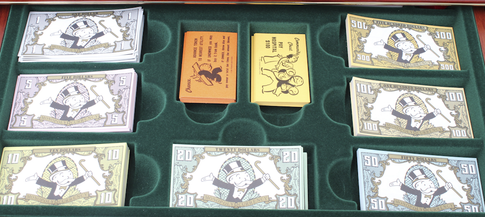 Franklin Mint Monopoly Game Table and Chairs Set