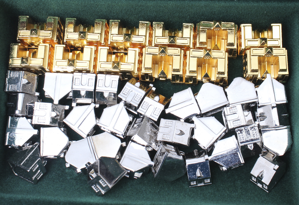 Franklin Mint Monopoly Game Table and Chairs Set