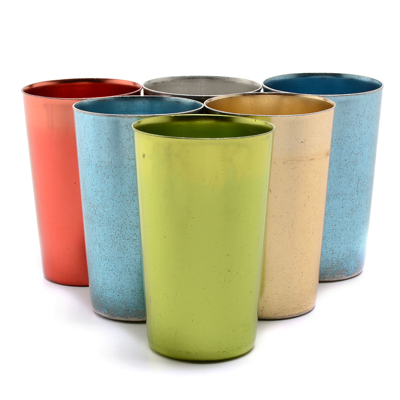 Set of Bascal Anodized Aluminum Tumblers