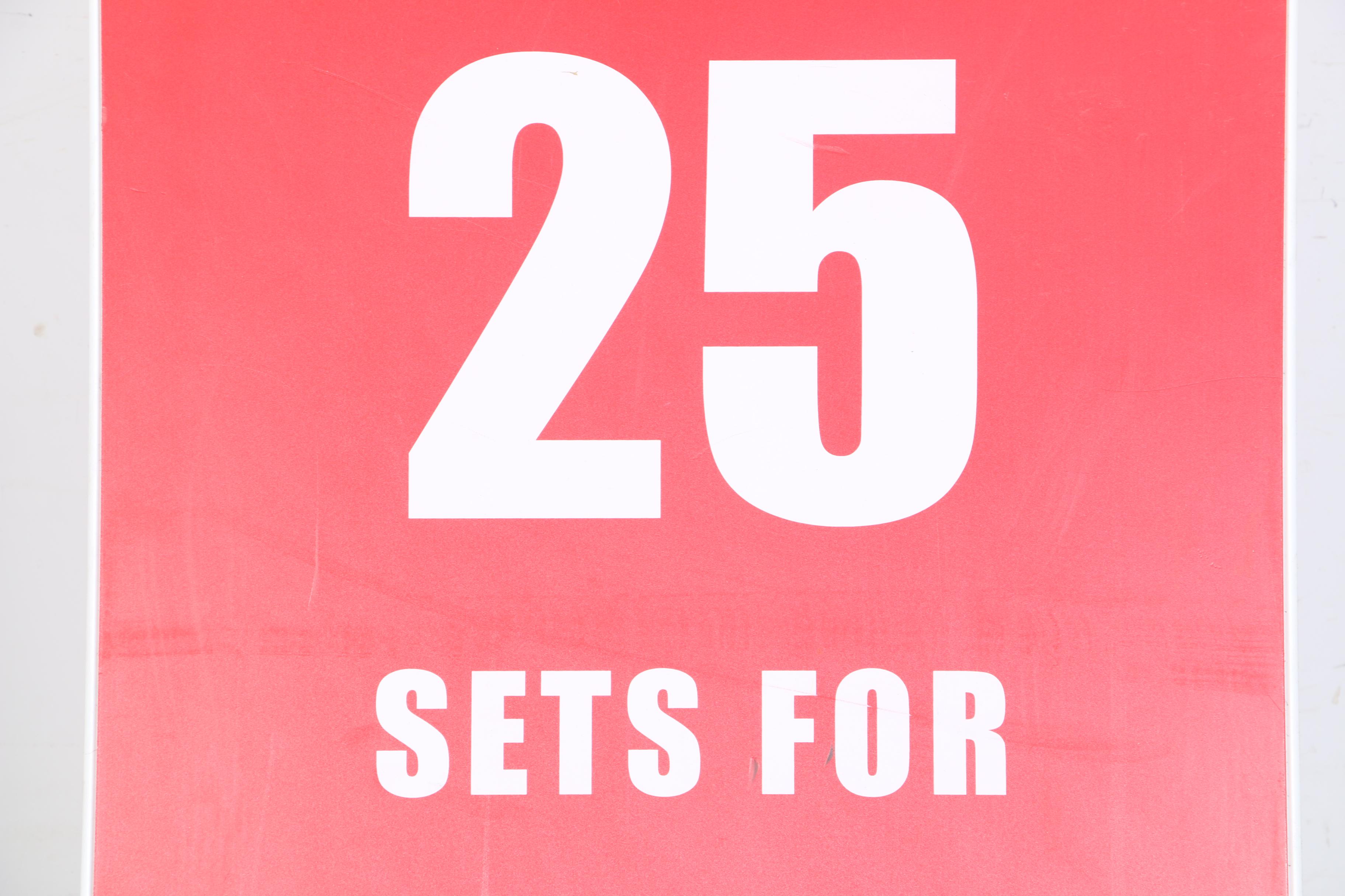 Set of Three Sandwich Boards