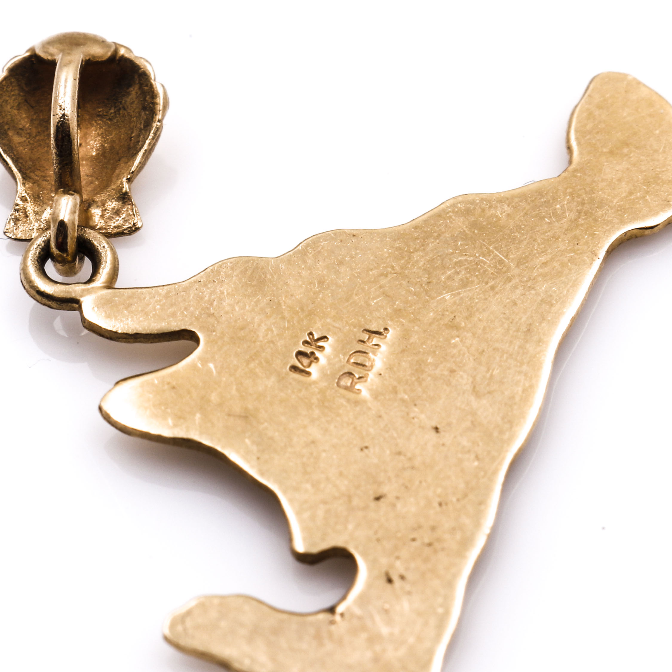 14K Yellow Gold Martha's Vineyard Charm and Pendant