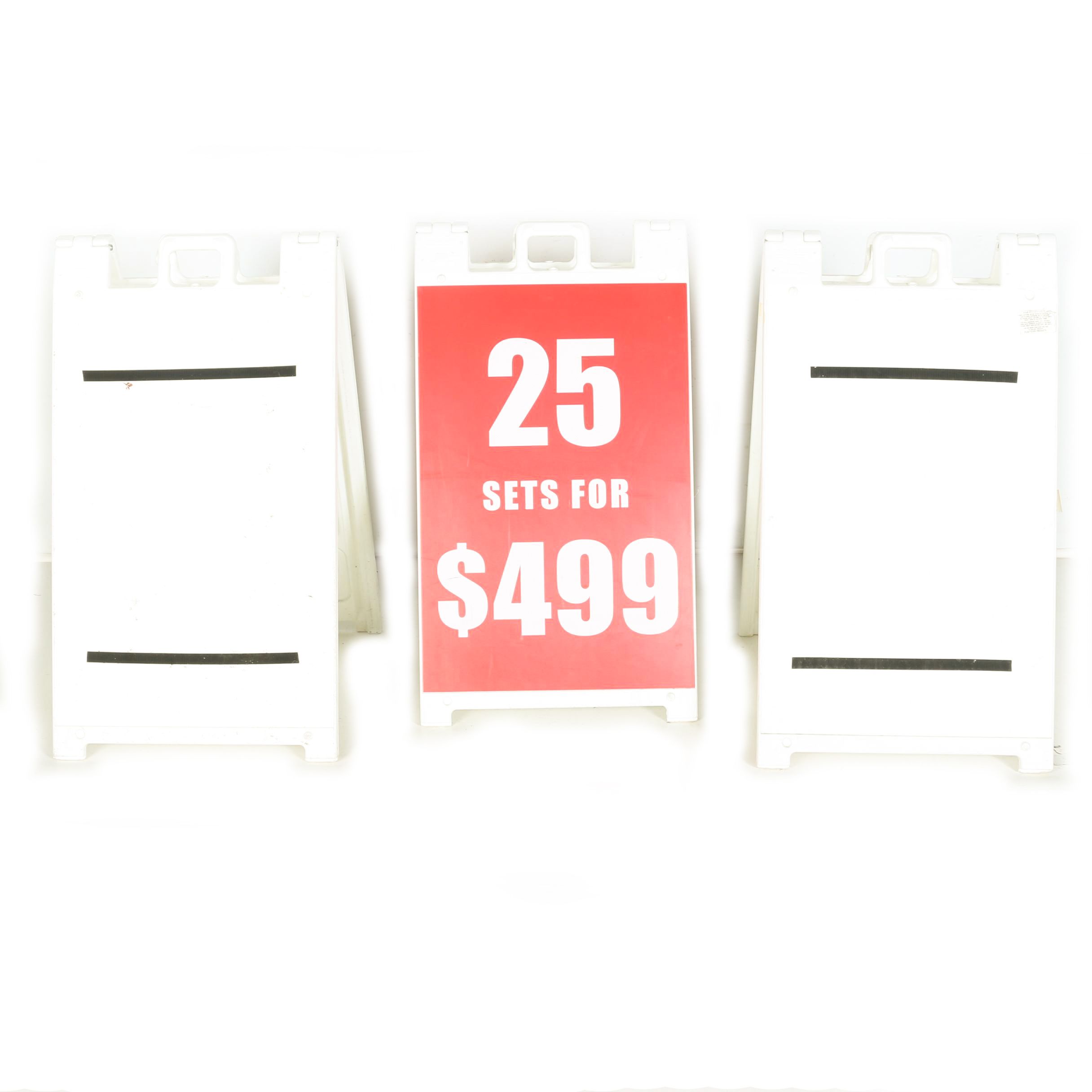 Set of Three Sandwich Boards