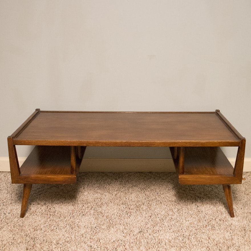 Mid Century Modern Wooden Coffee Table