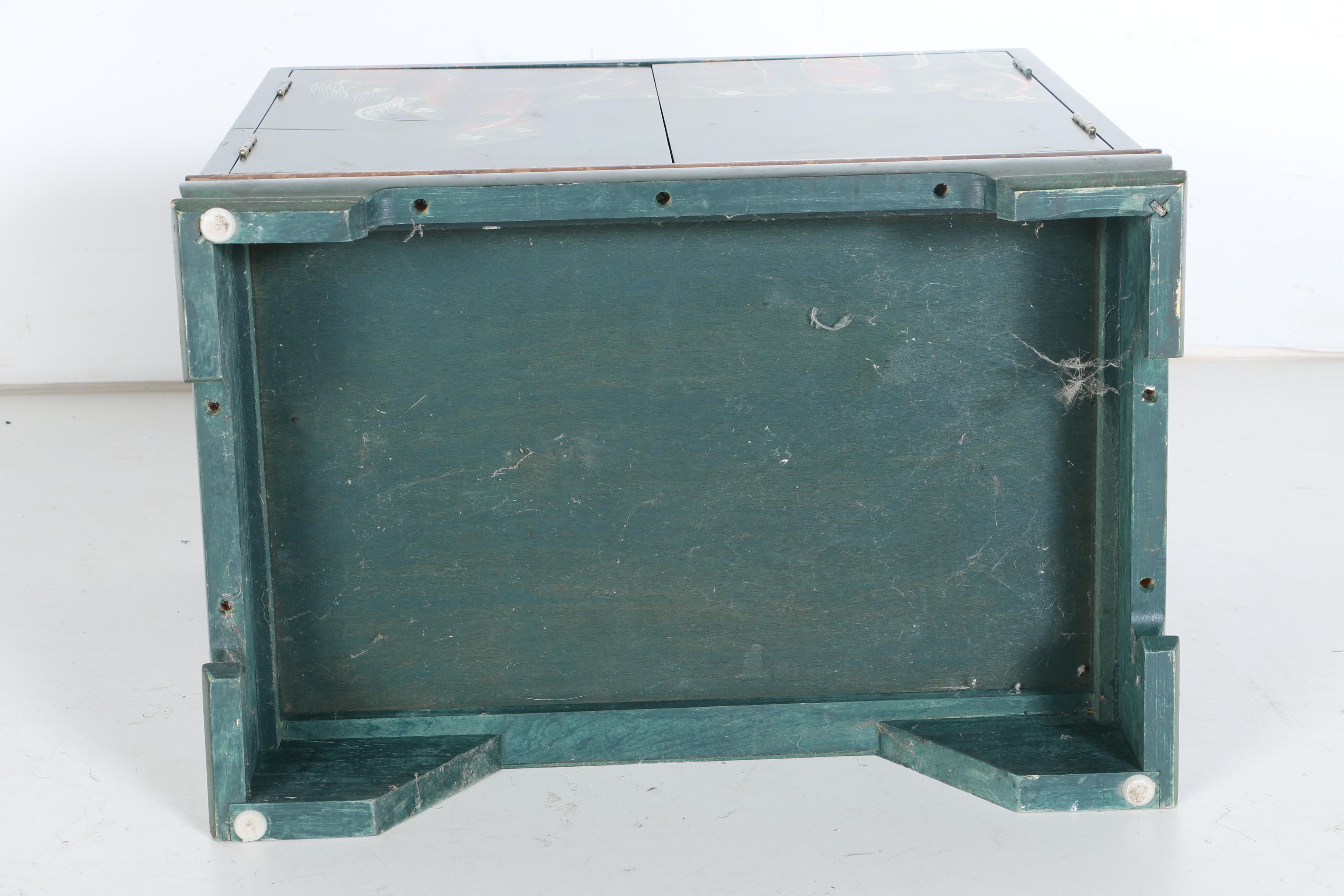 Contemporary Hand-Painted Side Cabinet