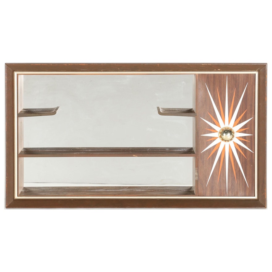 Vintage Mirrored Shadow Box by Turner