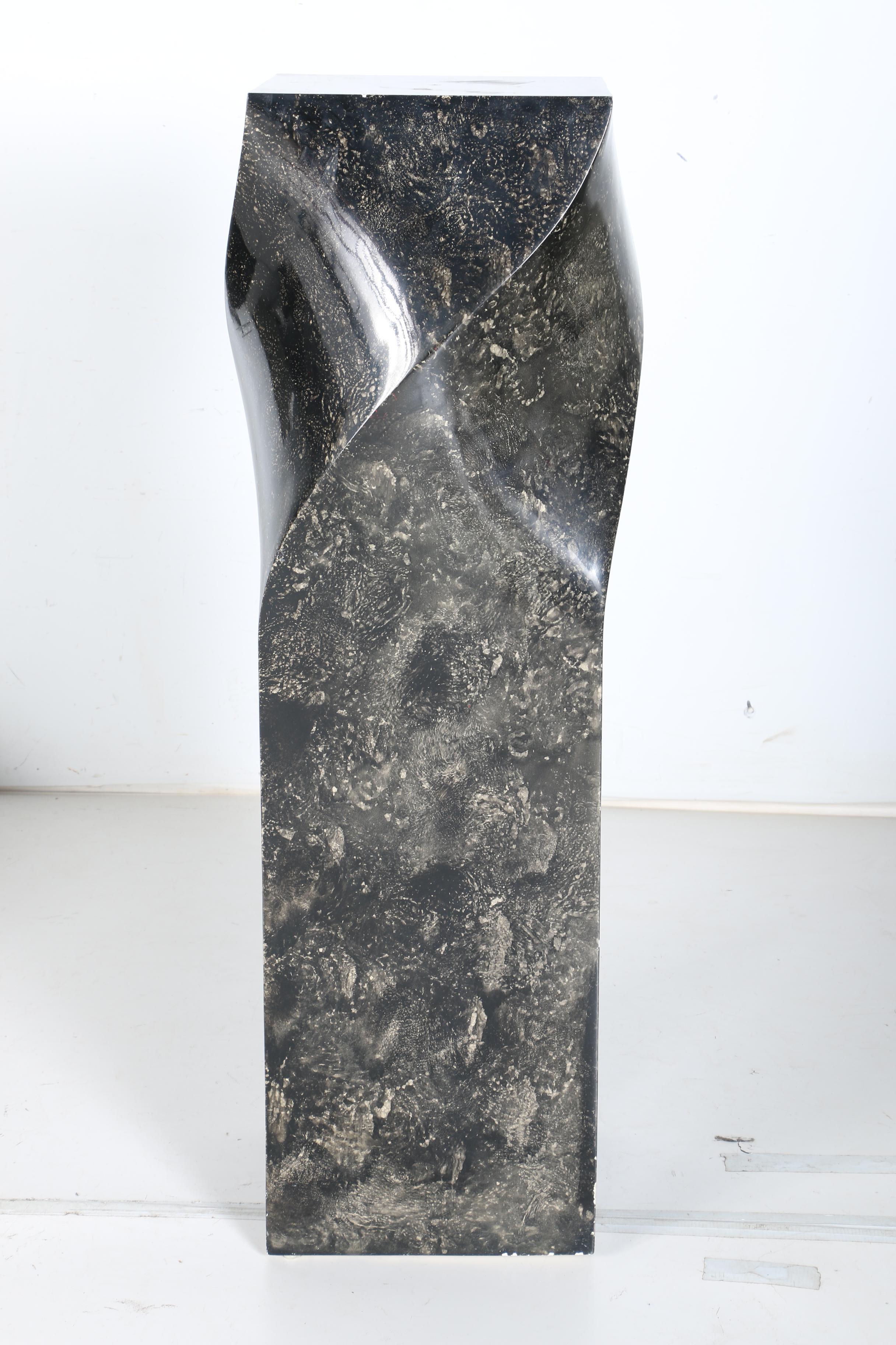 Faux Marble Display Pedestals