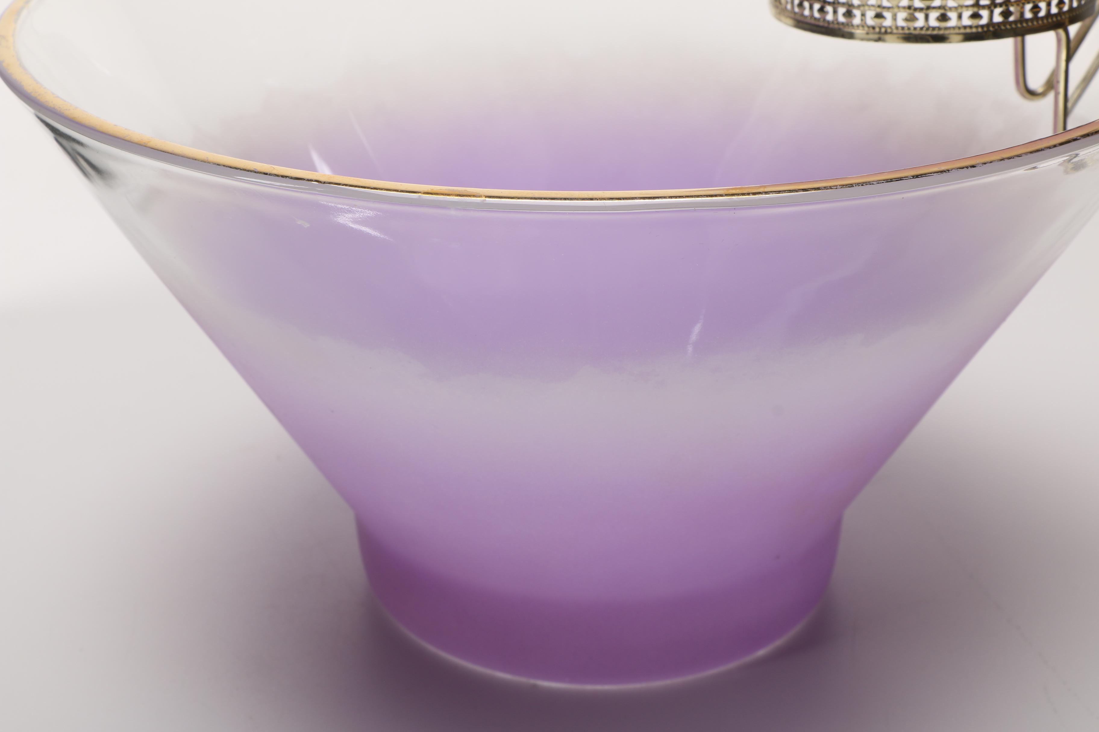 Mid-Century Purple Blendo Glass Collection