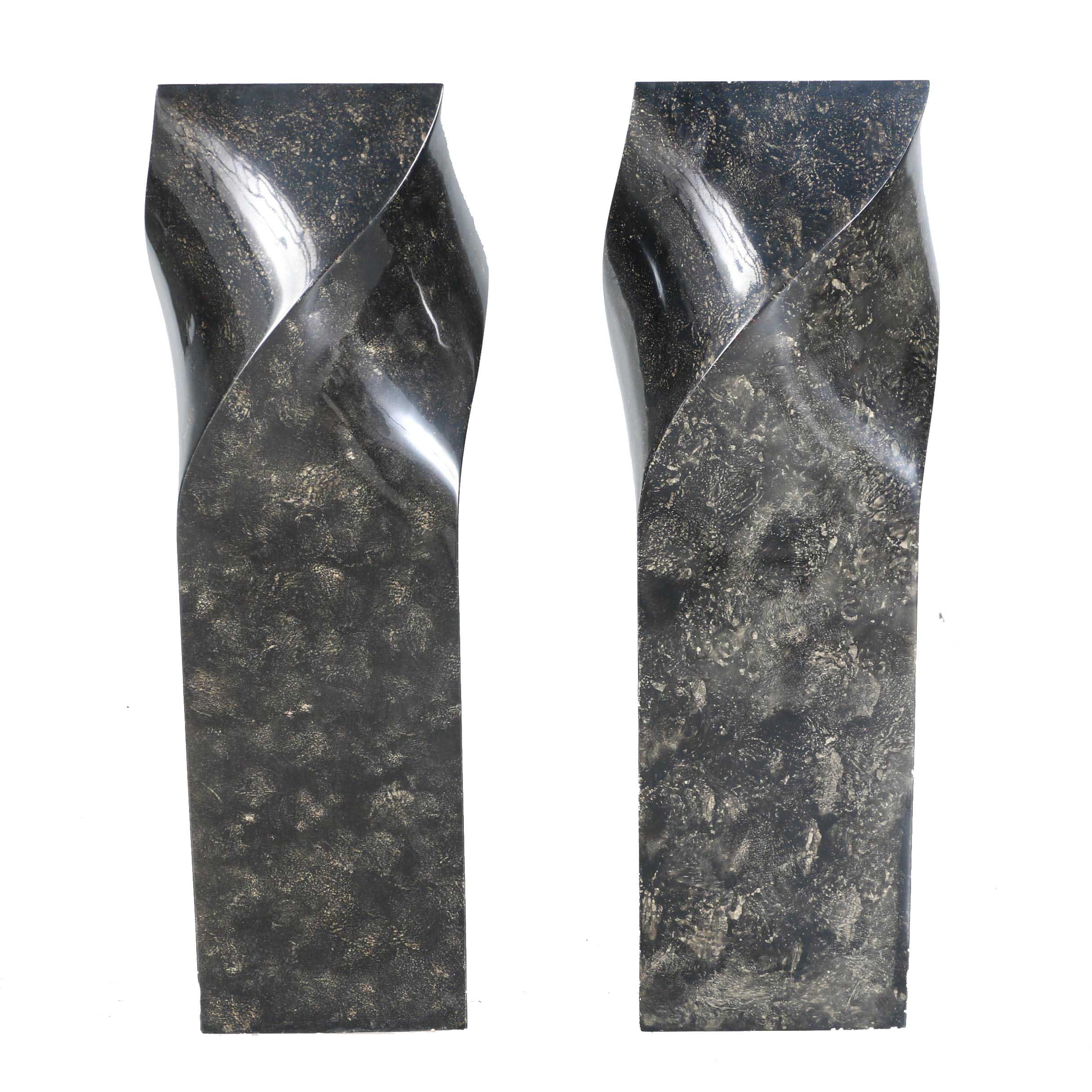 Faux Marble Display Pedestals