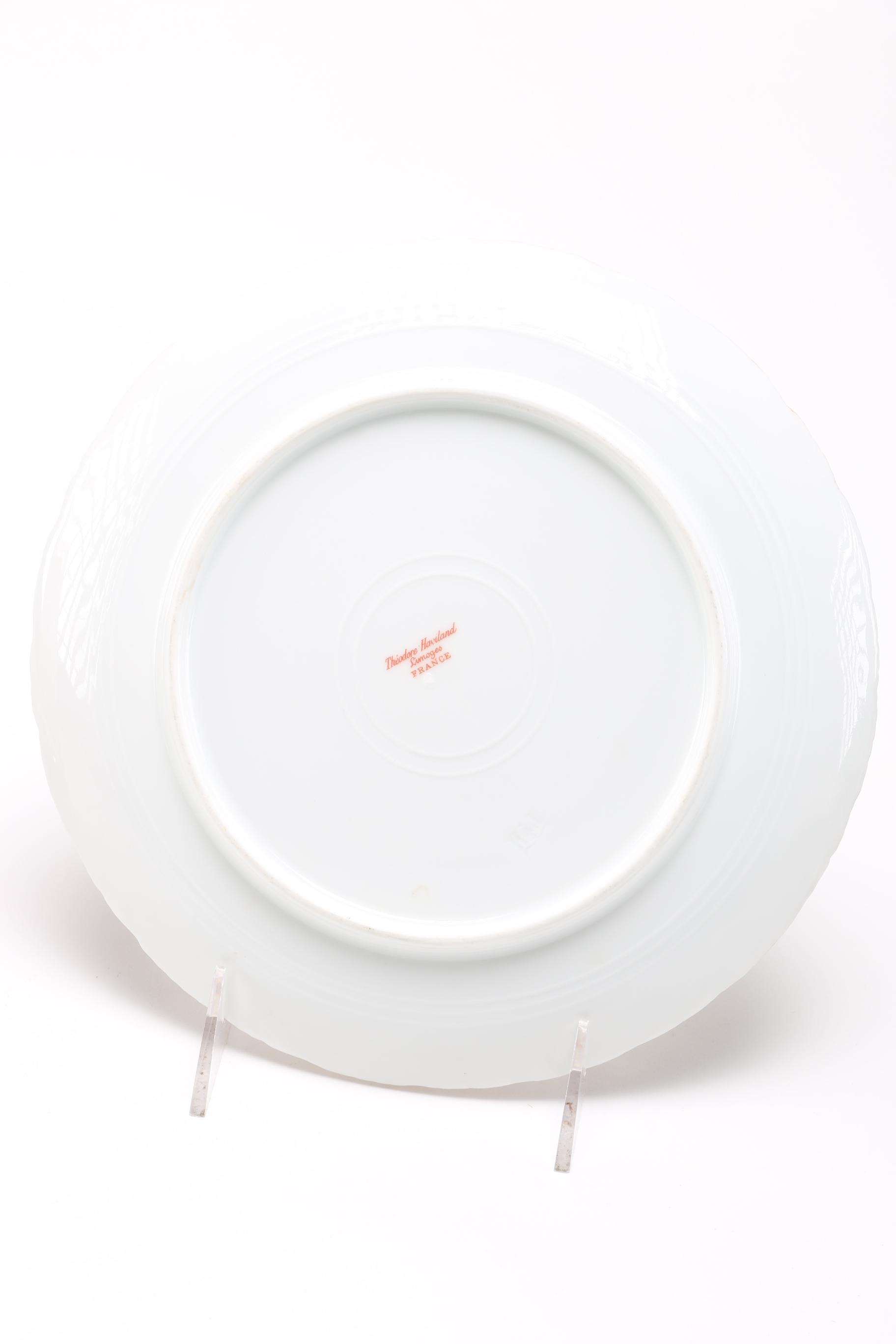 Limoges Plates Featuring Pouyat and Ahrenfeldt