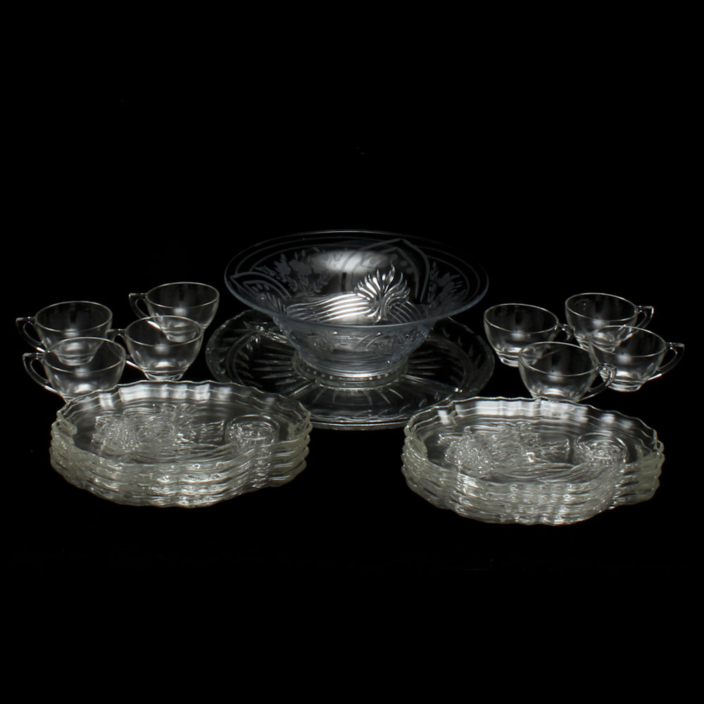 Collection of Gaiety Snack Set Pieces