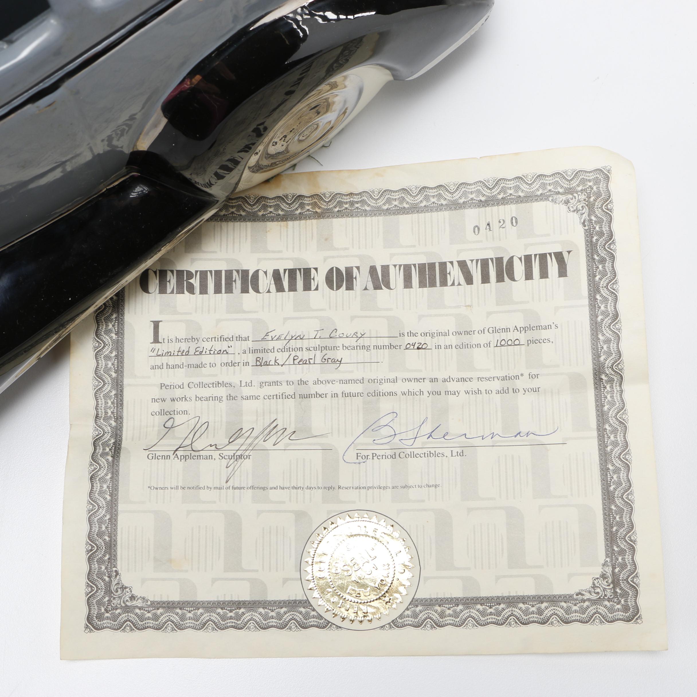 Glenn Appleman Limited Edition Rolls Royce Sculpture