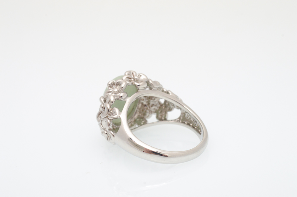 Sterling Silver Quartz Cabochon Ring