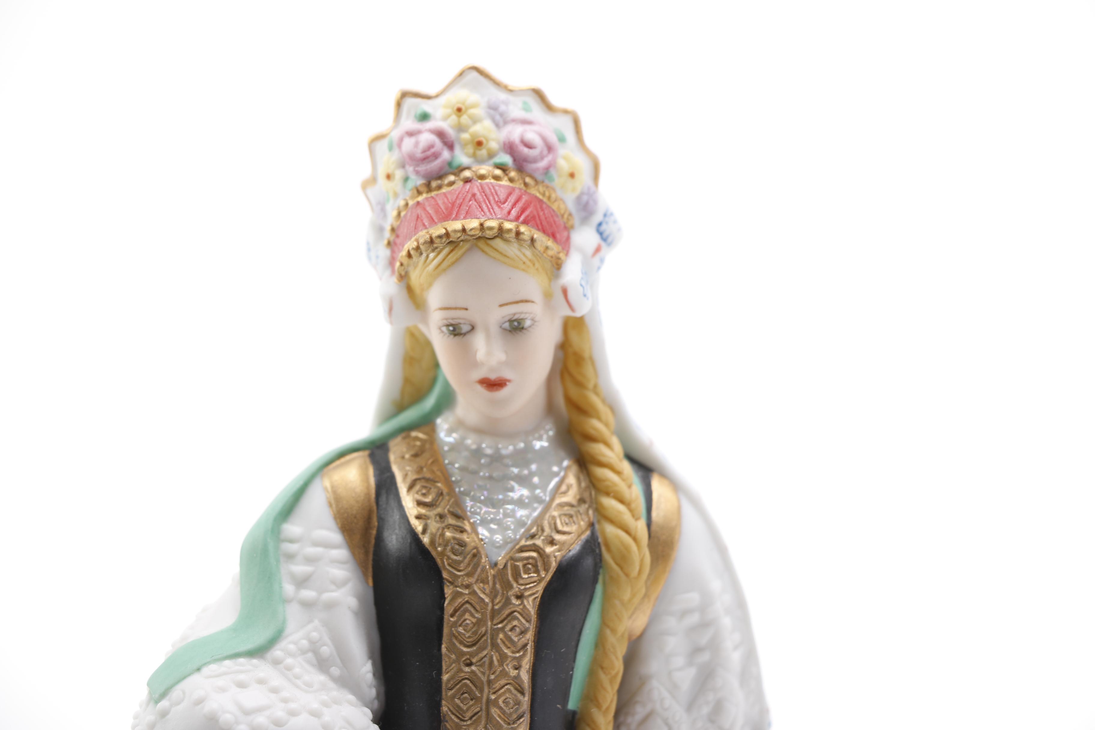 Lenox "Legendary Princesses" and "International Bride" Figurines