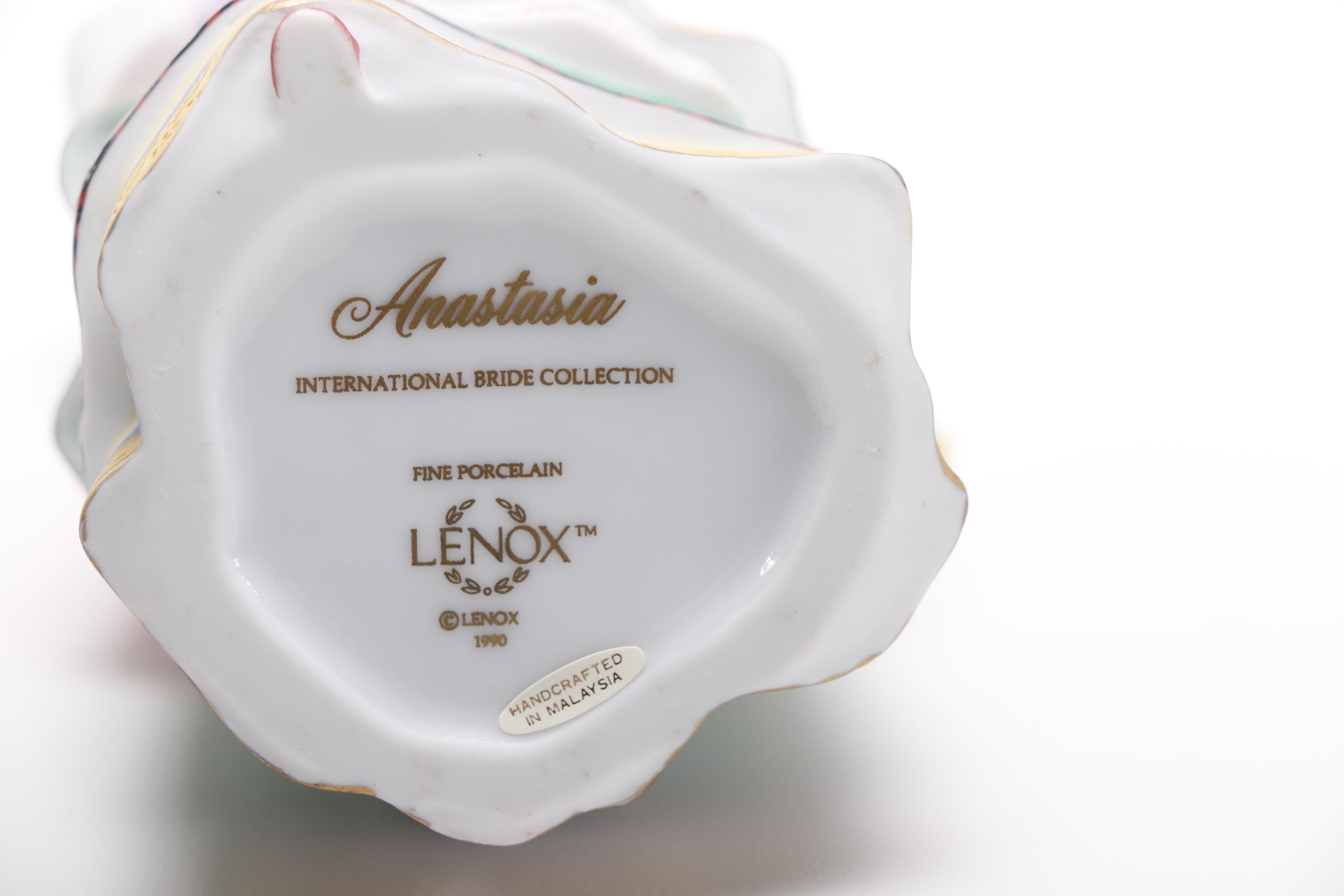 Lenox "Legendary Princesses" and "International Bride" Figurines