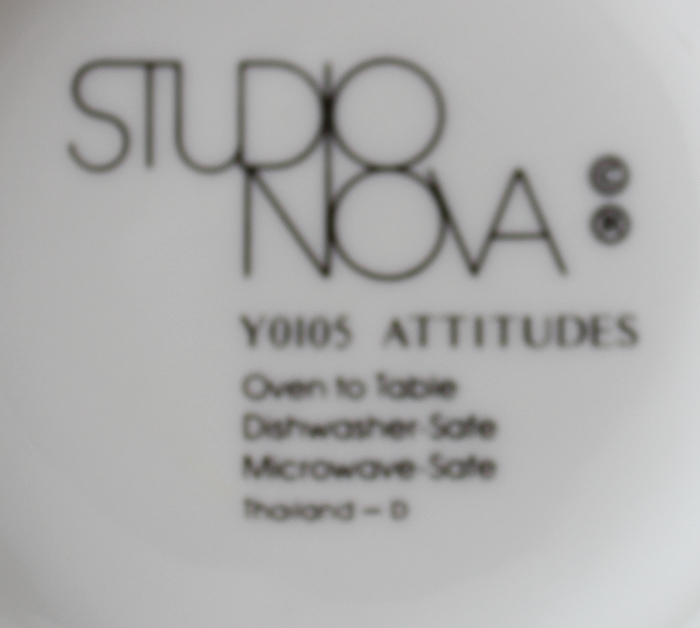Studio Nova "Attitudes" China Teapot and Creamer