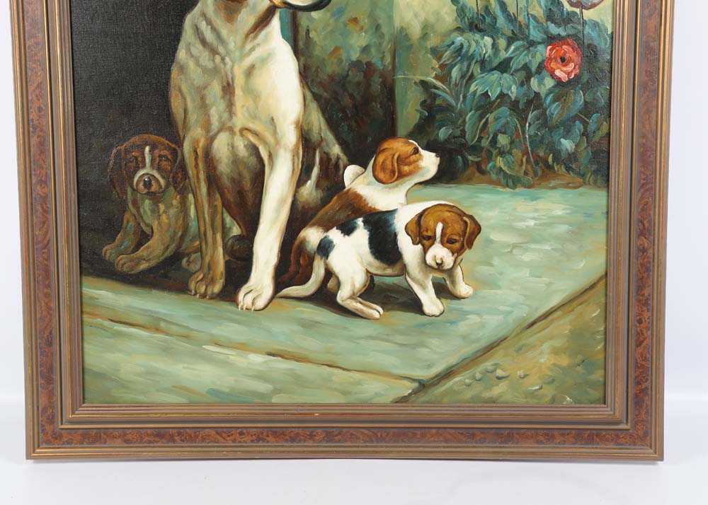 Original Acrylic Beagle Painting