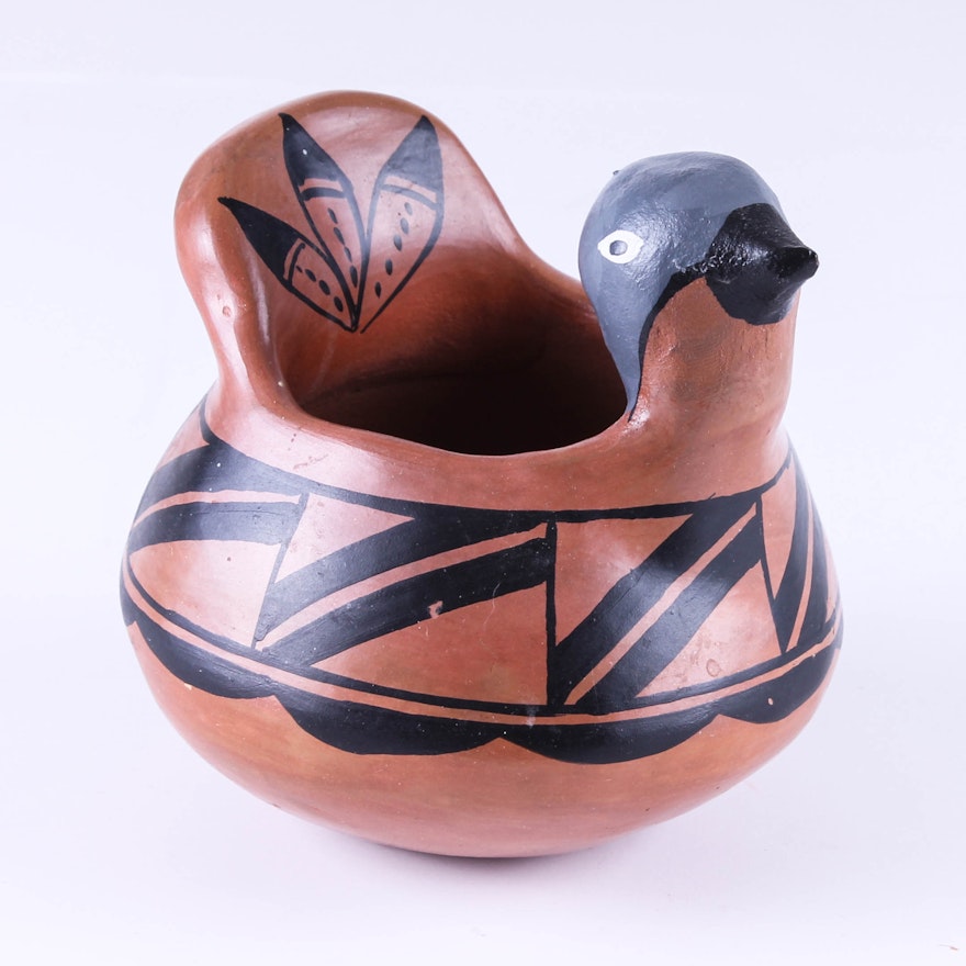 Bird Pot by Josefita Martinez