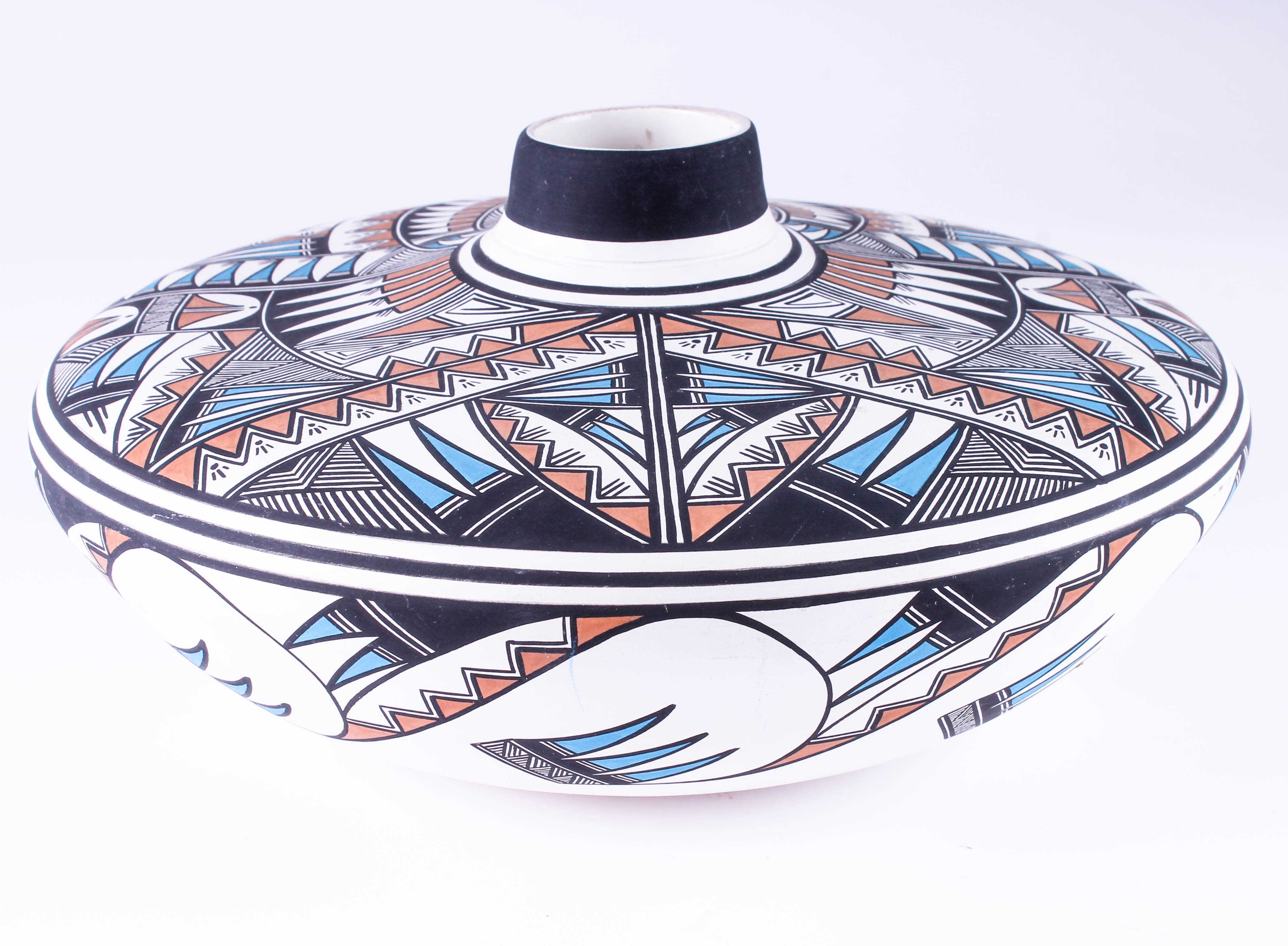 Signed Robert Reid Native American Ute Pottery Jar