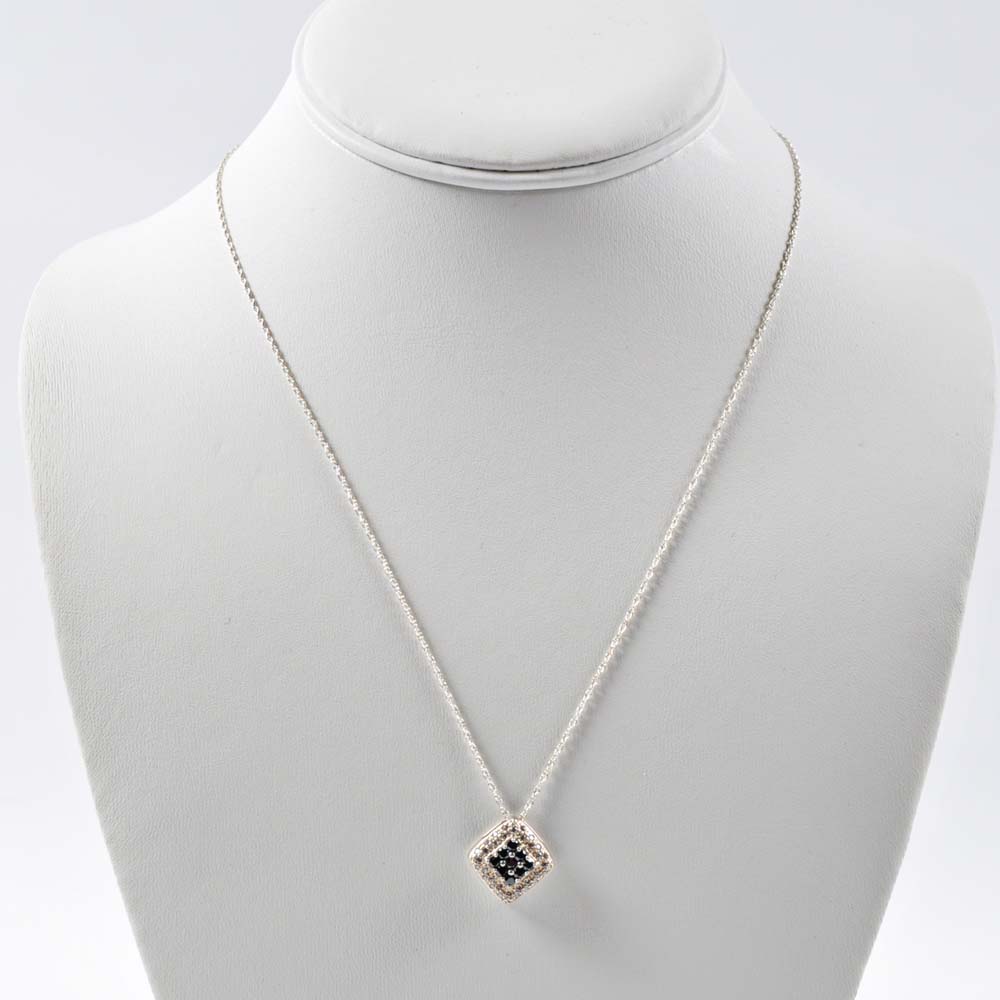 Sterling Silver and Cubic Zirconia Rings and Necklace