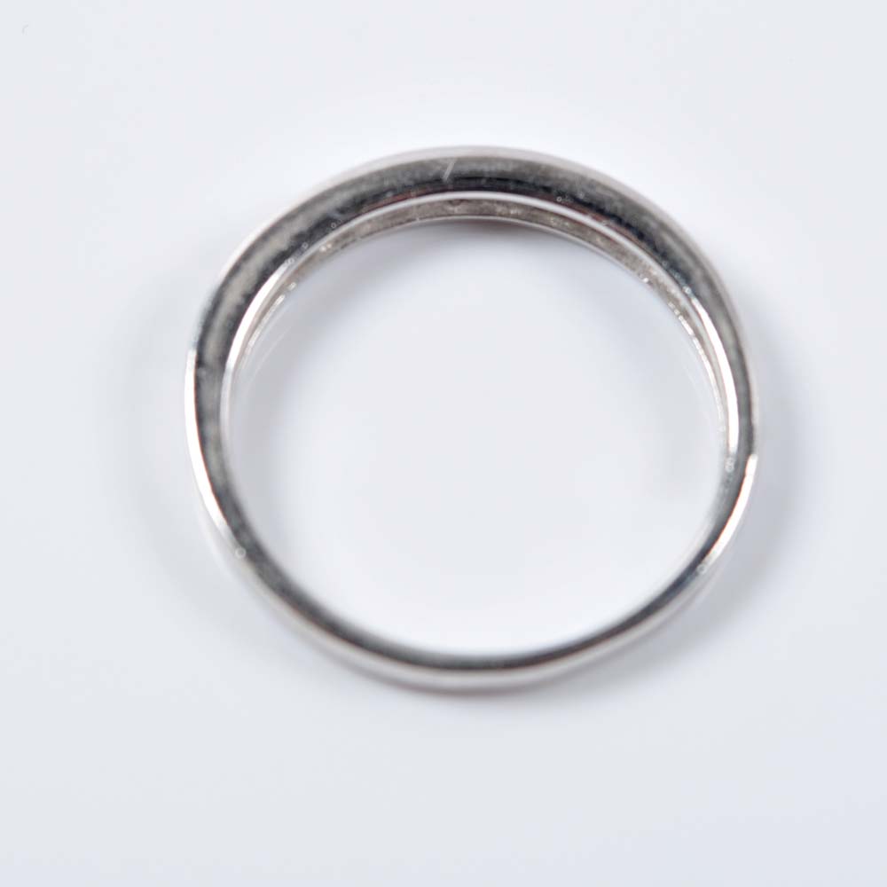 Sterling Silver and Cubic Zirconia Rings and Necklace