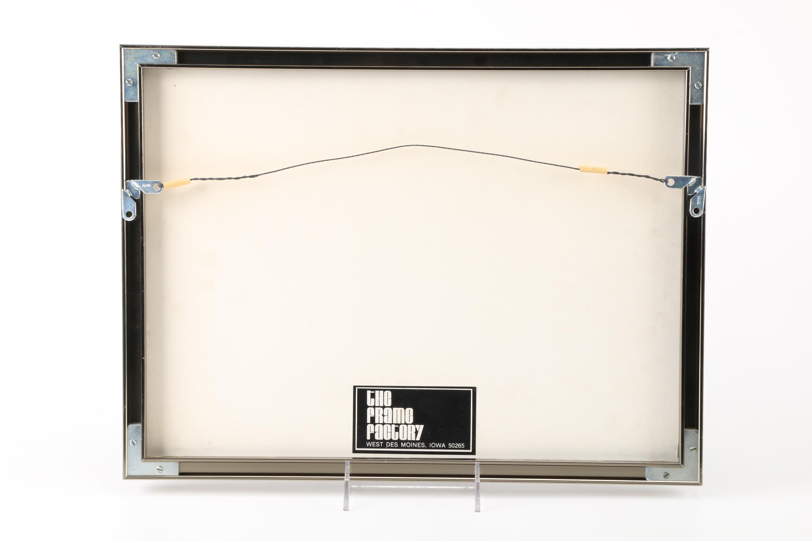 Jackson Lee Nesbitt Etching "Rod Mill-Sheffield Steel Corporation"