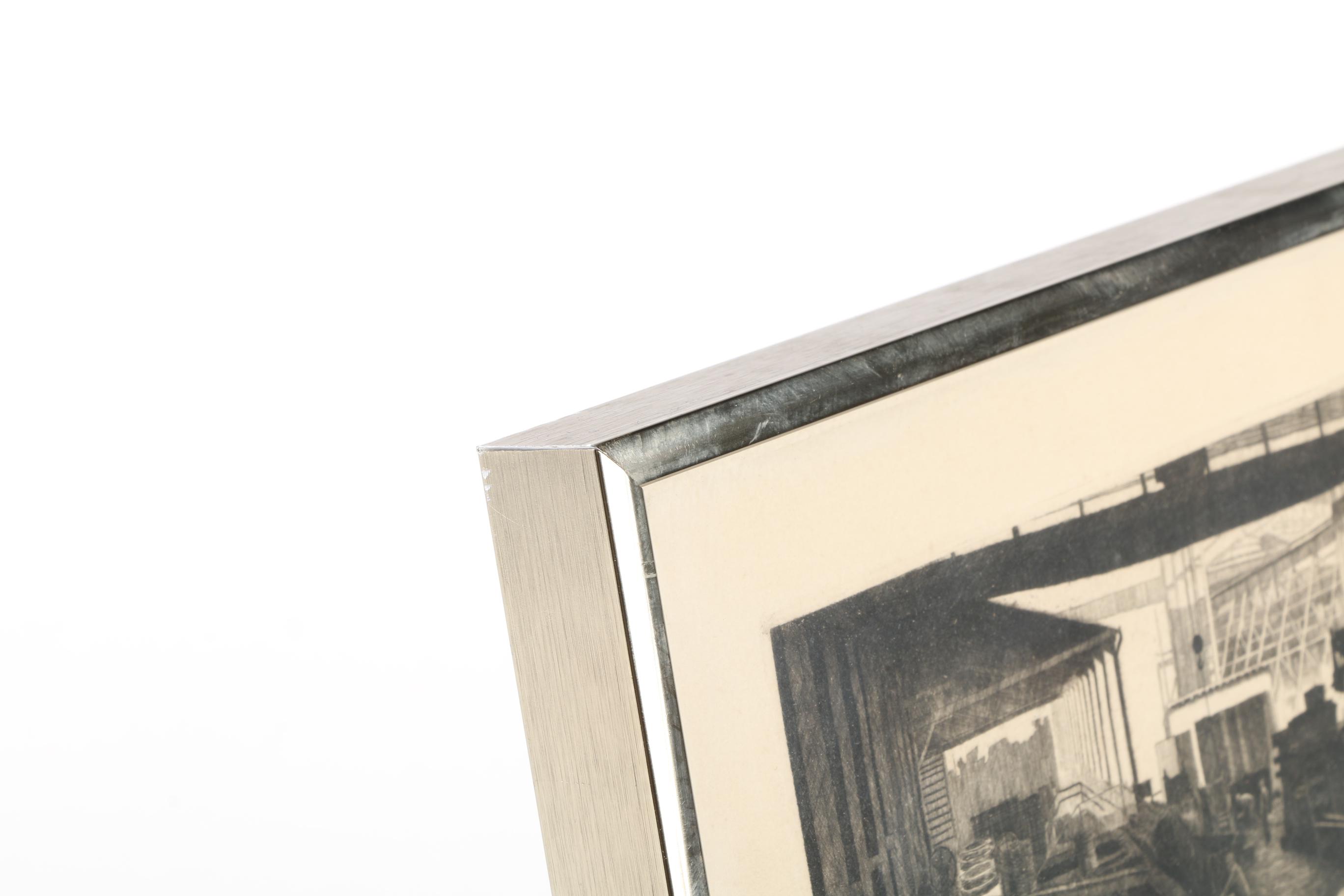 Jackson Lee Nesbitt Etching "Rod Mill-Sheffield Steel Corporation"