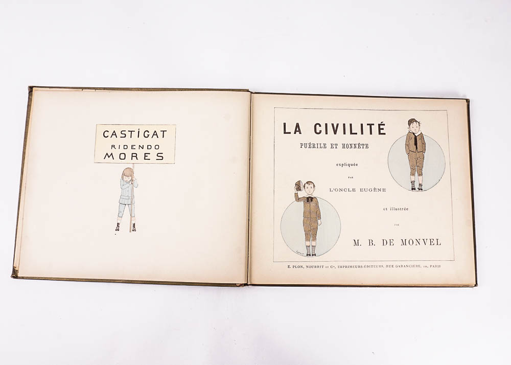 Antique French Children's Book "La Civilité"